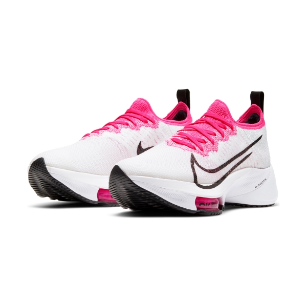 Nike Air Zoom Tempo Next% - White/Black/Pink Blast