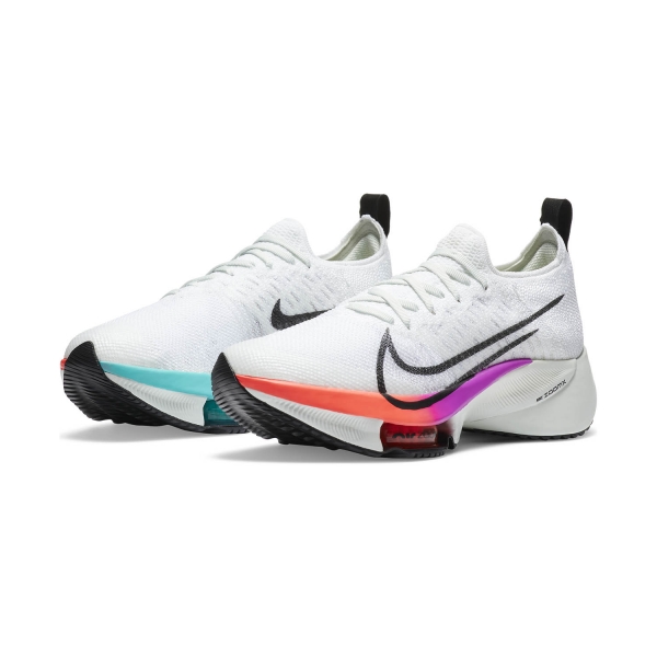 Nike Air Zoom Tempo Next% - White/Black/Hyper Violet/Flash Crimson
