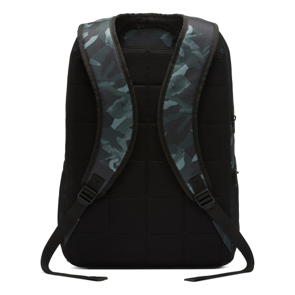Nike Brasilia 9.0 Print XL Backpack - Light Smoke Grey/Black/Metallic Cool Grey