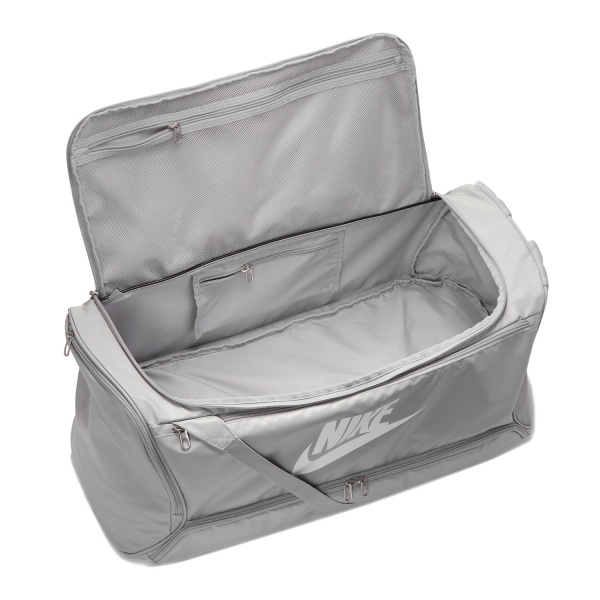 Nike Brasilia Convertible Duffle - Light Smoke Grey/White