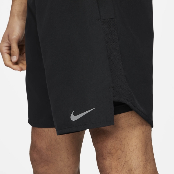 Nike Challenger 2 in 1 7in Pantaloncini - Black/Reflective Silver