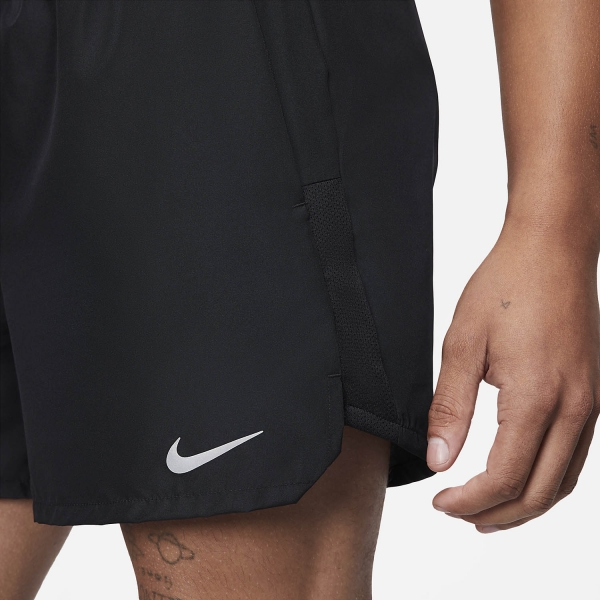 Nike Challenger 5in Shorts - Black/Reflective Silver