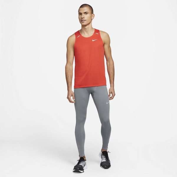 Nike Dri-FIT Essential Mallas - Smoke Grey/Reflective Silver
