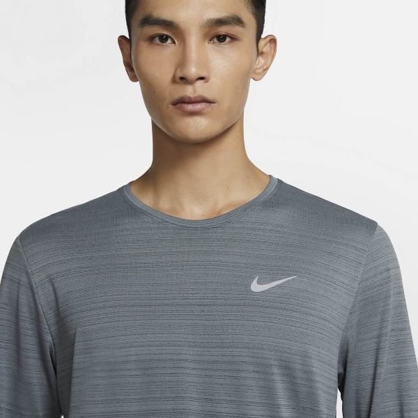Nike Dri-FIT Miler Shirt - Smoke Grey/Reflective Silver
