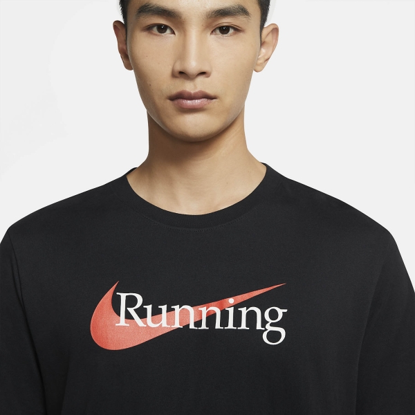 Nike Dri-FIT Run Maglietta - Black