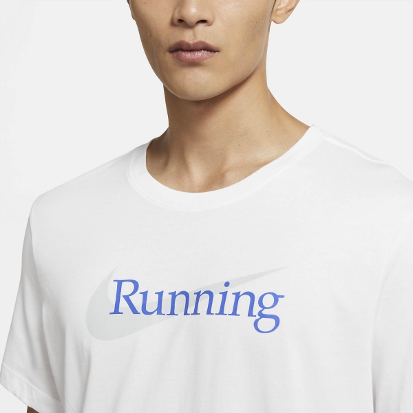 Nike Dri-FIT Run T-Shirt - White