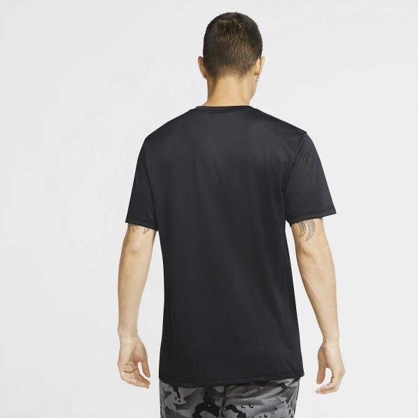 Nike Dry Camo Swoosh T-Shirt - Black