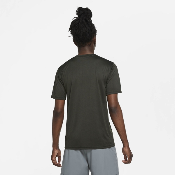 Nike Dry Camo Swoosh T-Shirt - Sequoia
