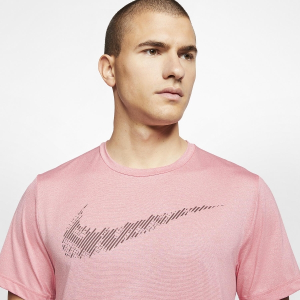 Nike Dry T-Shirt - University Red/Washed Coral/Heather/Black