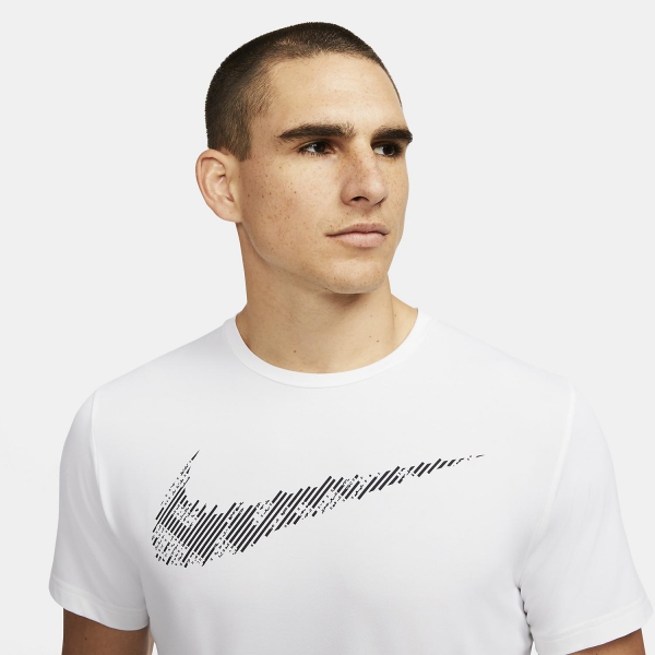 Nike Dry T-Shirt - White/Black
