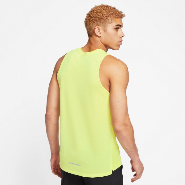 Nike Dry Miler Tank - Limelight/Heather/Reflective Silver