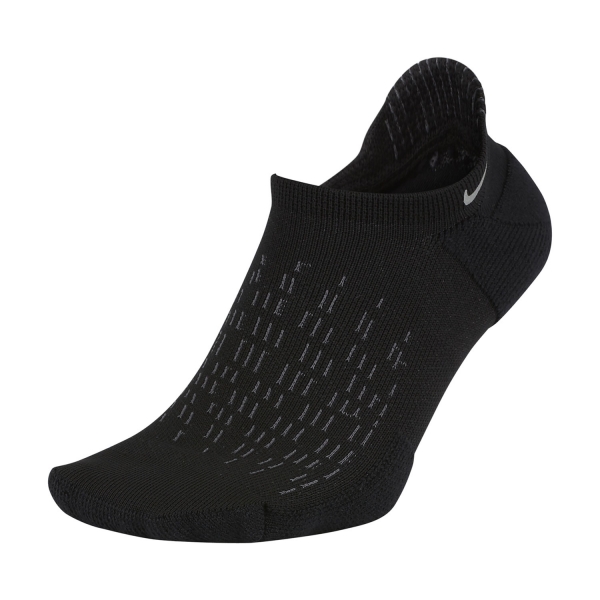 Running Socks Nike Elite Cushioned Socks  Black/Reflective SX7280010