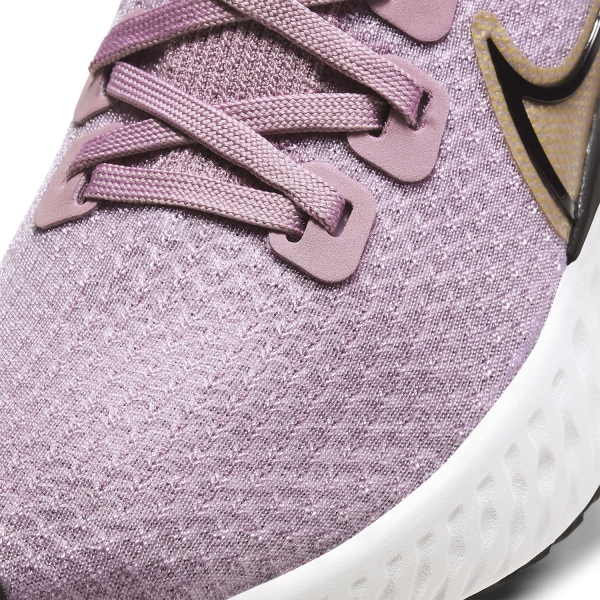 Nike React Infinity Run Flyknit - Plum Fog/Black/Metallic Gold