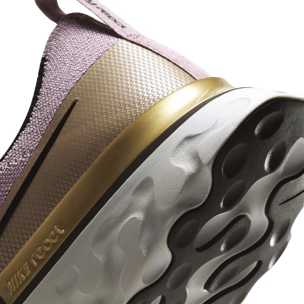 Nike React Infinity Run Flyknit - Plum Fog/Black/Metallic Gold