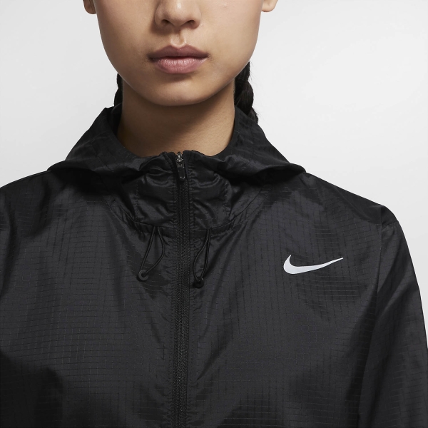 Nike Essential Chaqueta - Black/Reflective Silver