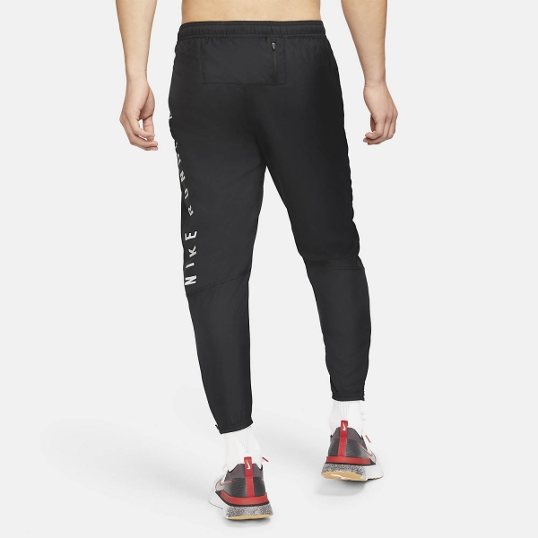 Nike Essential Run Division Pants - Black/Reflective Silver