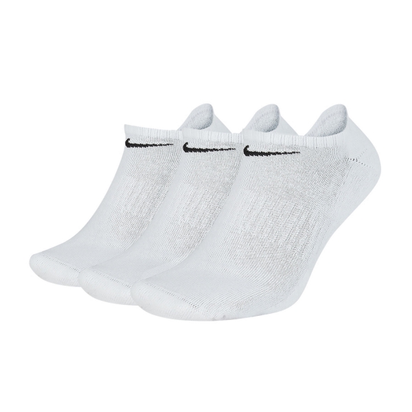 Calcetines Running Nike Everyday Cush x 3 Socks  White/Black SX7673100