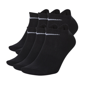 Calcetines Running Nike Everyday Lightweight Logo x 6 Socks  Black/White SX7679010