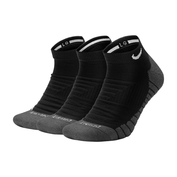 Running Socks Nike Nike Everyday Max Cushioned x 3 Socks  Black/Anthracite/White  Black/Anthracite/White 