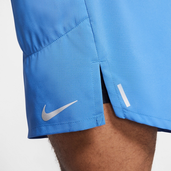 Nike Flex Stride 2 in 1 7in Pantaloncini - Pacific Blue/Obsidian/Reflective Silver