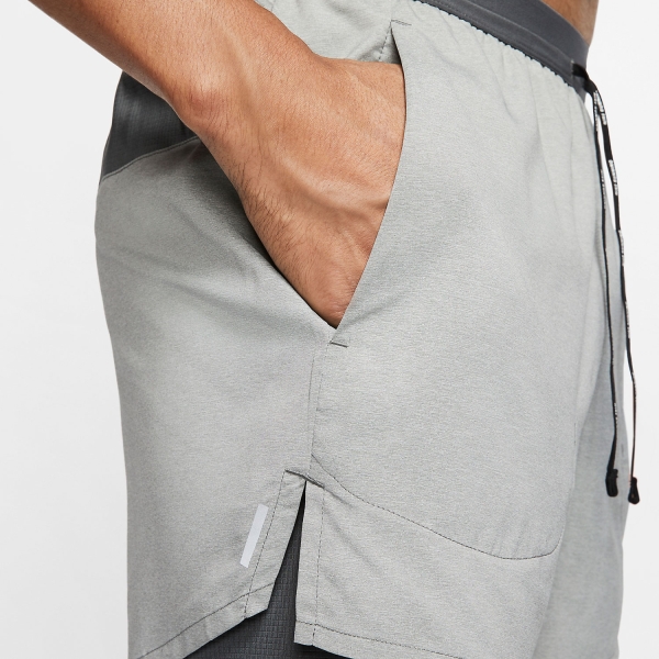 Nike Flex Stride 2 in 1 5in Shorts - Iron Grey/Heather/Reflective Silver