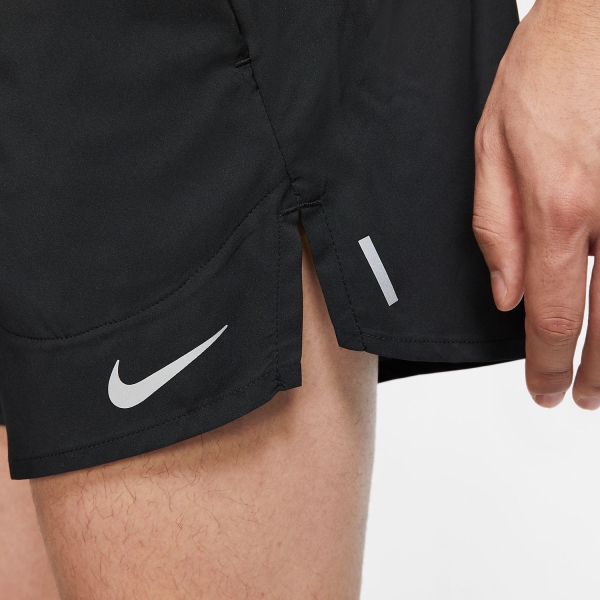 Nike Flex Stride 5in Shorts - Black/Reflective Silver