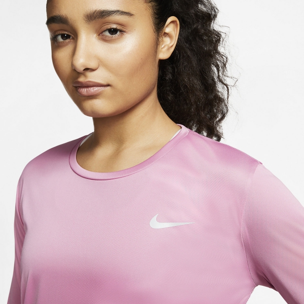 Nike Miler Shirt - Magic Flamingo/Reflective Silver