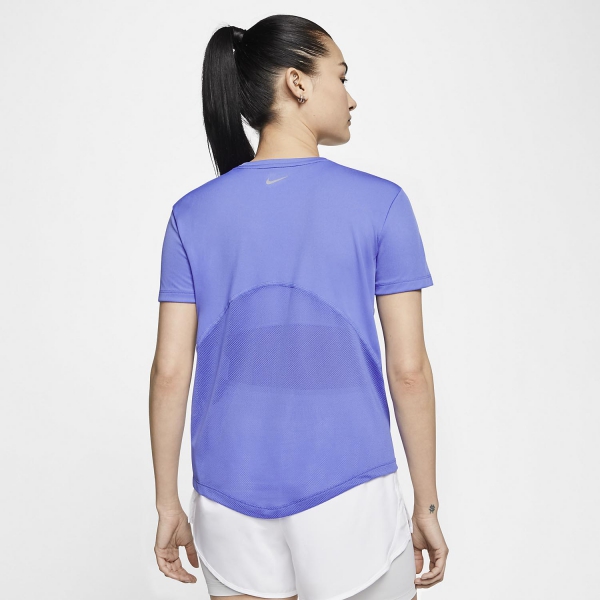 Nike Miler Maglietta - Shappire/Reflective Silver