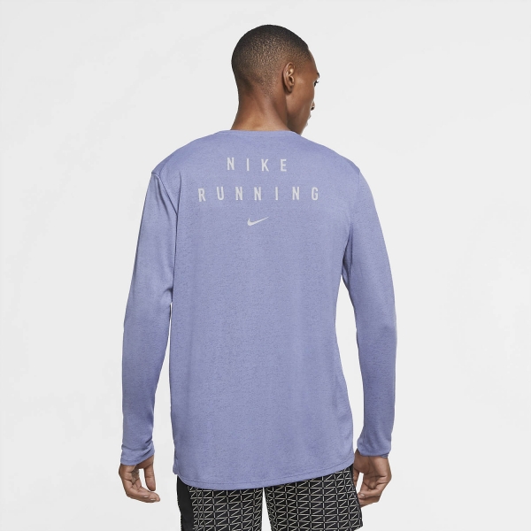 Nike Miler Run Division Shirt - World Indigo/Reflective Silver