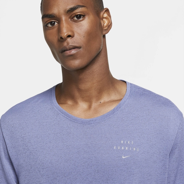 Nike Miler Run Division Shirt - World Indigo/Reflective Silver