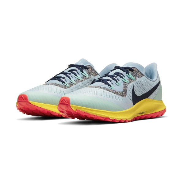 Nike Air Zoom Pegasus 36 Trail - Aura/Blackened Blue/Light Armony Blue