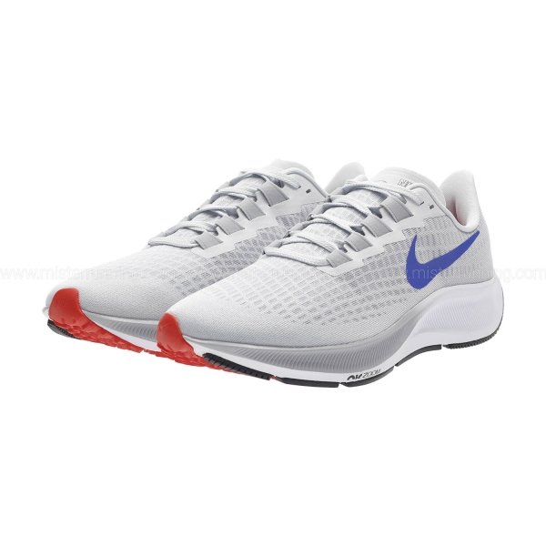 Nike Air Zoom Pegasus 37 - Pure Platinum/Racer Blue/Wolf Grey