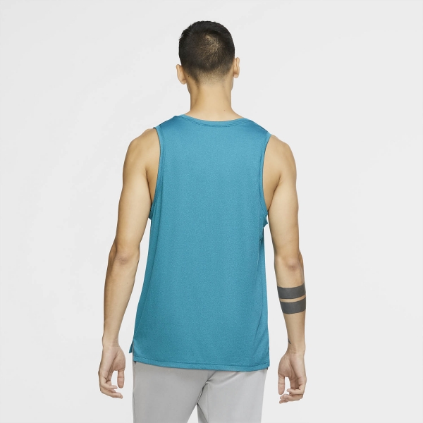 Nike Pro Tank - Obsidian/Bright Spruce/Heather/Black