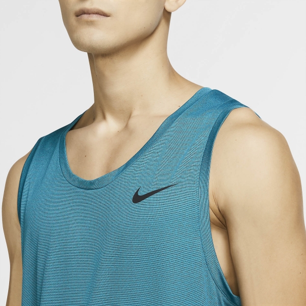 Nike Pro Tank - Obsidian/Bright Spruce/Heather/Black