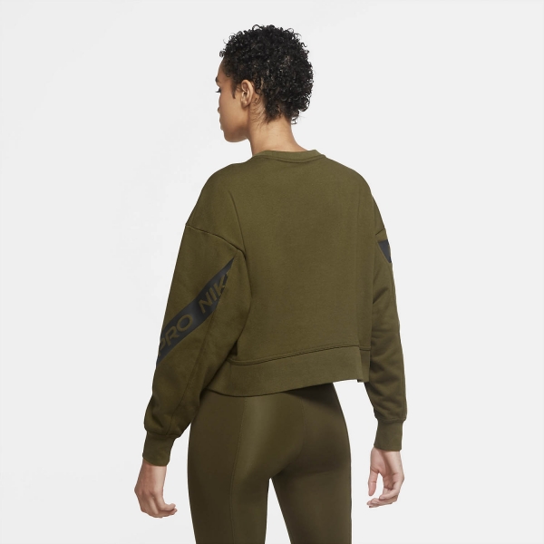 Nike Pro Dri-FIT Get Fit Sudadera - Olive Flak/Black