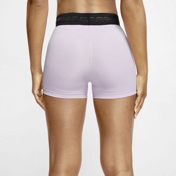 Nike Pro 3in Shorts - Infinite Lilac/Black/Metallic Silver