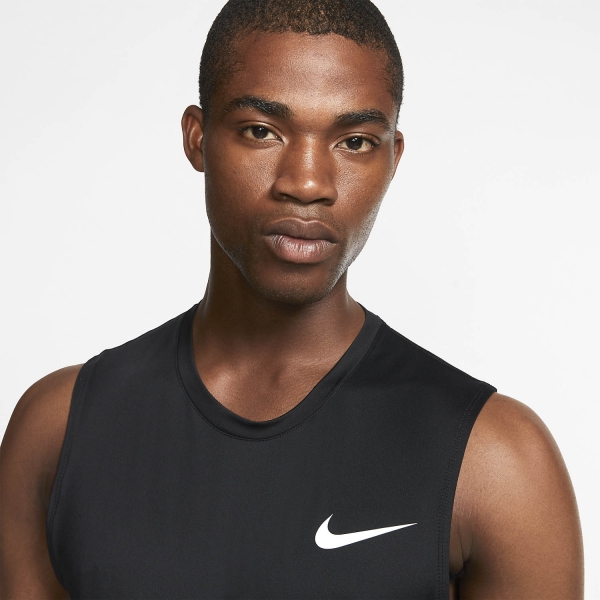 Nike Pro Swoosh Tank - Black/White