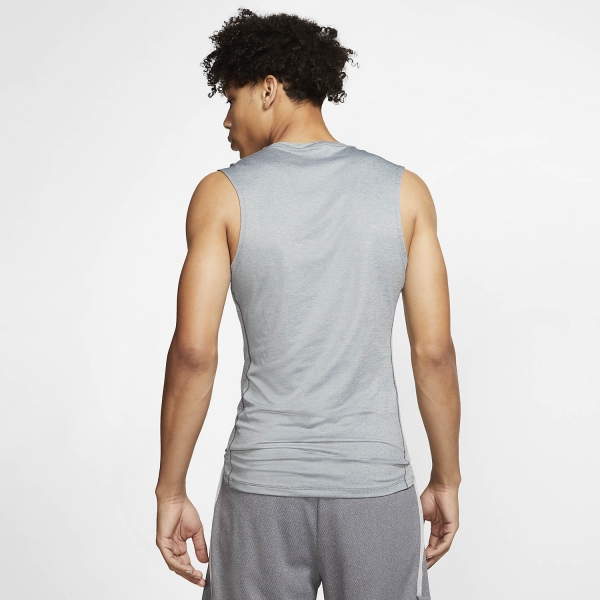 Nike Pro Swoosh Tank - Smoke Grey/Light Smoke Grey/Black