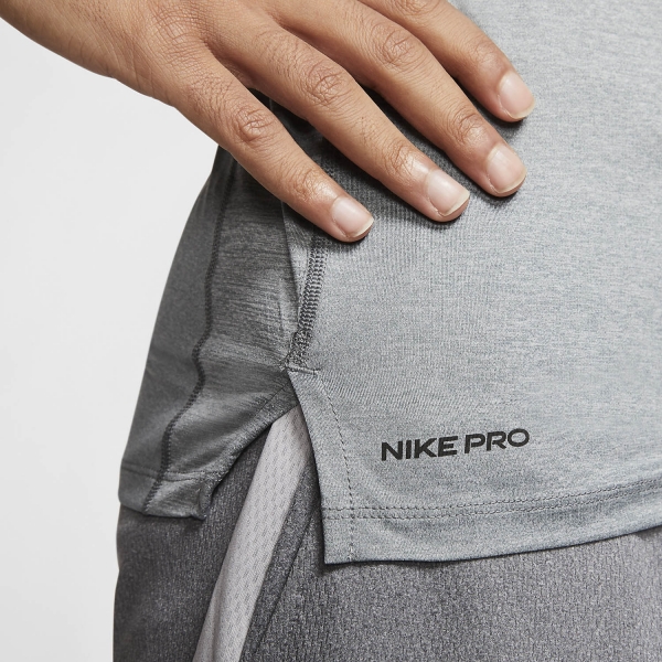 Nike Pro Swoosh Tank - Smoke Grey/Light Smoke Grey/Black