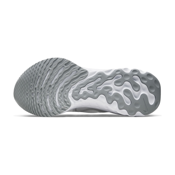 Nike React Infinity Run Flyknit - True White/Metallic Silver/White
