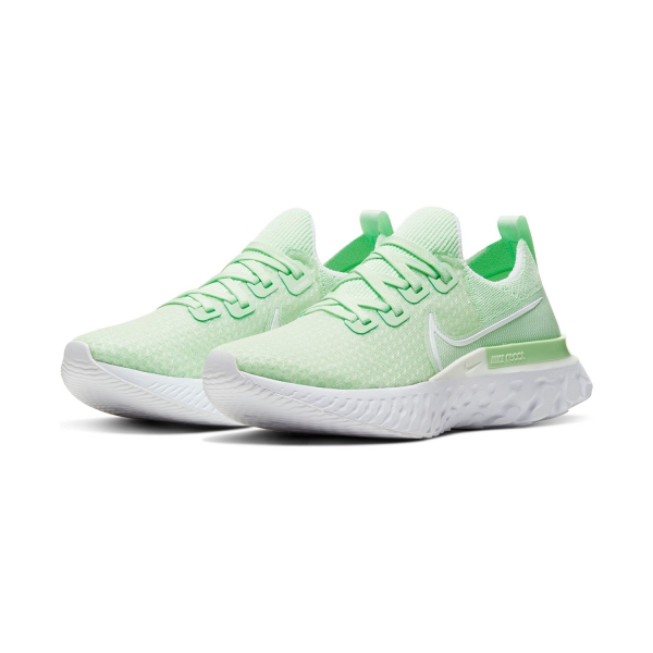 Nike React Infinity Run Flyknit - Vapor Green/White/Spruce Aura