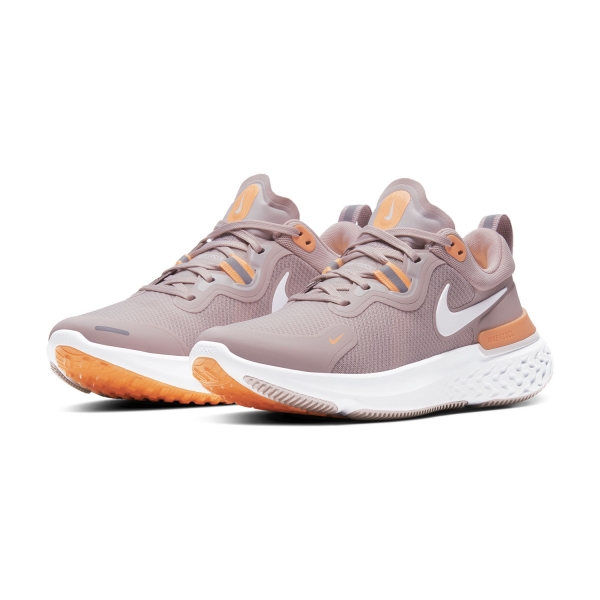 Nike React Miler - Champagne White/Orange Pulse/Barely Rose