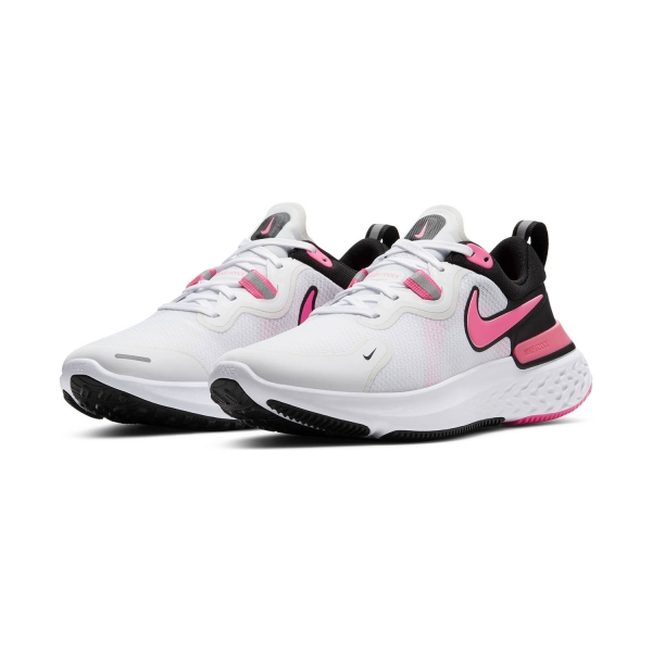 Nike React Miler - White/Pink Blast/Black