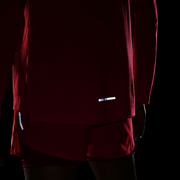 Nike Rise 365 Shirt - Laser Crimson/Reflective Silver