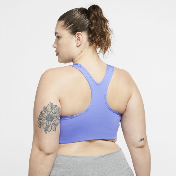 Nike Swoosh Plus Size Sports Bra - Sapphire/Black
