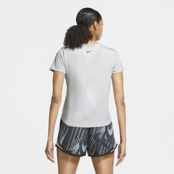Nike Swoosh Run T-Shirt - Grey Fog/Reflective Silver/Black