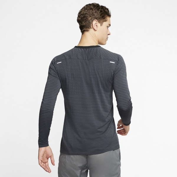 Nike TechKnit Ultra Shirt - Black/Dark Smoke Grey/Reflective Silver