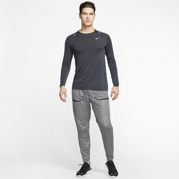Nike TechKnit Ultra Shirt - Black/Dark Smoke Grey/Reflective Silver