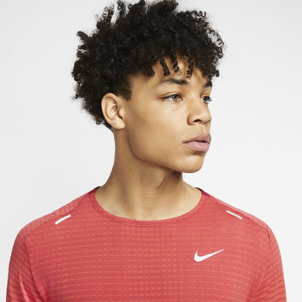 Nike TechKnit Ultra Shirt - Track Red/Noble Red/Reflective Silver