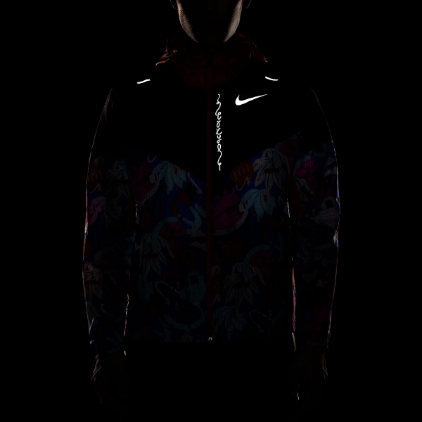Nike Tokyo Windrunner Jacket - Black/Team Orange